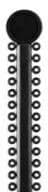 Black Ligature Ties