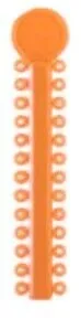 Orange Ligature Ties