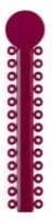 Burgandy Ligature Ties