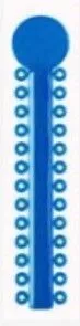 Turquoise Ligature Ties