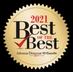 Arkansas Democrat-Gazette 2021 Best of the Best award seal