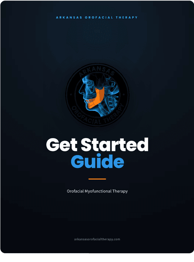 Cover of the Arkansas Orofacial Therapy Get Started Guide