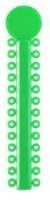 Lime Green Ligature Ligature Ties